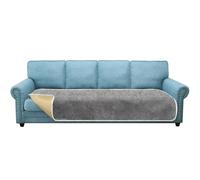 Granbest 2024 Housse de canapé Extra Large 4 Places épaisse, Protection de canapé surdimensionnée Contre Les Animaux domestiques, Universelle pour Toutes Les Saisons (4 Places, Gris)