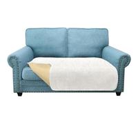 Granbest Housse de canapé antidérapante et épaisse pour canapé 2 places Protection universelle contre les animaux domestiques en toutes saisons Blanc crème