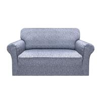 Granbest - Housse de canapé et fauteuil en élasthanne et microfibre, super douce, extensible, protection pour meubles, 2 places, motif texturé