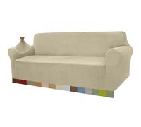 Granbest Housse de canapé moderne en jacquard élastique pour salon - Protection pour chiens et animaux domestiques (4 places, kaki)