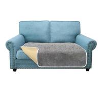 Granbest Housse de coussin de canapé au design exclusif et tendance, anti-plis, lavable, pour animaux de compagnie et enfants, 2 places, gris