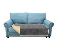 Granbest Housses de canapé antidérapantes 2 places Plus, housse de canapé épaisse universelle pour toutes les saisons, protège-canapé pour animaux domestiques (2 places Plus, Gris)