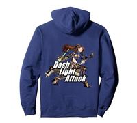 Granblue Fantasy Versus: Rising Dash Light Attack Beatrix Sweat à Capuche, Unisexe pour Adultes, Bleu Marine, S