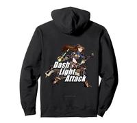 Granblue Fantasy Versus: Rising Dash Light Attack Beatrix Sweat à Capuche, Unisexe pour Adultes, Noir, S