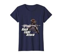 Granblue Fantasy Versus: Rising Dash Light Attack Sandalphon T-Shirt, Femme, Bleu Marine, 3XL