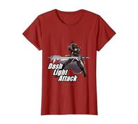Granblue Fantasy Versus: Rising Dash Light Attack Sandalphon T-Shirt, Femme, Canneberge, 3XL