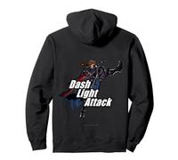 Granblue Fantasy Versus: Rising Dash Light Attack Siegfried Sweat à Capuche, Unisexe pour Adultes, Noir, L