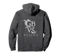 Granblue Fantasy Versus: Rising GBVSR Logo Sweat à Capuche, Unisexe pour Adultes, Chiné Foncé, L