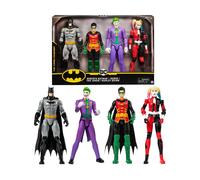 Grand 4-en-1 DC Comics Large Figure Set Batman, Robin, Joker, Riddler Man 30 cm 3+