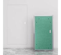 Grand 60 * 180cm Cadre en Aluminium Porte D'accès, Panneau D'accès pouvant être Peints Plaque de Plâtre, trappe de maintenance pour La Plomberie des Combles(24in*24in)