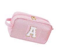 Grand À Cosmétiques Rayé Pochettes De Maquillage Voyage Fournitures Tricot Portables Mallette Rangement Organisateur D'outils Artisanaux pour Femmes Stripe Craft Organizer