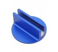 Grand adaptateur de rail de cadre de soudure à fente avec 2 bases magnétiques puissantes pour levage de véhicules - pour billettes d'aluminium usinées CNC, base de 7,6 cm de diamètre, 1 cm