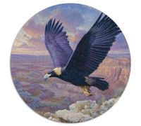 Grand Aigle Takes Off from The Rocky Cliff 1000pcs (67.5x67.5cm) Puzzles Adaptés Aux Adultes Et Aux Personnes Âgées De 14 Ans Et Plus