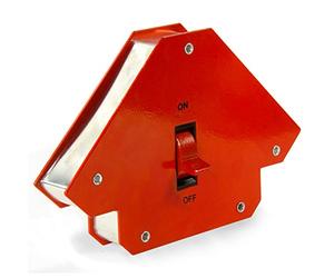 Grand Aimant de Soudage Multi-Angles Commutable Pour Maintenir Des Feuilles et Des Tubes Ferreux en Place - 45 ° x 90 ° x 135 ° - 24kg