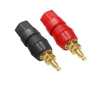 Grand amplificateur de courant, Terminal Audio, prise banane 4mm, connecteur adaptateur poste liaison en laiton(GRAY,M5X50_2PCS)