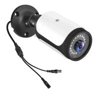 Grand Angle 180 degrés Caméra de sécurité Exterieur 1080p, Caméra analogique HDCVI/HDTVI/AHD/960H, Boîtier en métal IP66, Vision Nocturne de 10 mètres, Format vidéo PAL, D2W, Blanc