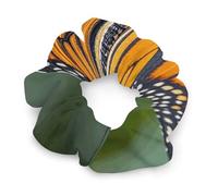 Grand anneau à cheveux pour femme Grace Intestins Élasticité Tête Corde Monarque Papillons Élastiques à cheveux pour femme Queue de cheval Accessoires pour cheveux