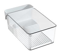 Grand Aquarium pour Tortues kit Comprenant Une Base pour se prélasser et Un Pot de Fleurs 33 x 20 cm en Plastique idéal pour Un Bureau ou la décoration intérieure.