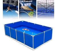 Grand aquarium temporaire avec valve de vidange, montage facile pour l'élevage de tortues et les soins des animaux