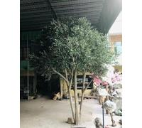 Grand Arbre Artificiel d'olivier en Pot, Exportation pour l'extérieur, décoration de Salon et de Maison, Arbre à Fleurs Sapin à Feuilles de Piano, bonsaï 2.5m