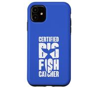 Grand Attrape-Poissons certifié drôle pêcheur Papa Coque pour iPhone 11