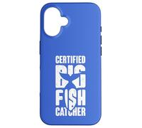 Grand Attrape-Poissons certifié drôle pêcheur Papa Coque pour iPhone 16