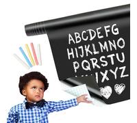 Grand autocollant pour tableau noir - Modern Easy to Install noir, Sturdy, polyvalent, mural, bâton de papier peint, salle de classe, affichage | Multipurpose Outdoor Indoor Utility Polyvalent