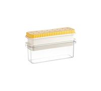 Grand bac à glaçons avec solution de rangement compacte pour réfrigérateur - Démoulage facile - Moules à boules pour boissons et desserts