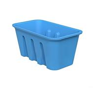 Grand bac à glaçons pour plonger froid essentiel pour les procédures de refroidissement et de récupération (bleu sans couvercle)
