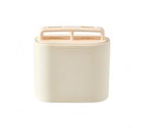 Grand bac à glaçons rond en silicone transparent sans bulles pour la maison, le bar, les cocktails (beige double)