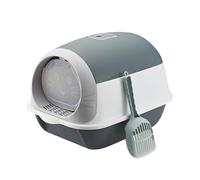 Grand bac à litière, bac à litière pour Chats | Toilettes pour Chat à Capuchon étanche,Bac à litière à Capuche Extra Large Anti-odeurs, Pelle et Sac désodorisant, bac à litière Anti-éclaboussures,