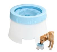 Grand bac anti-goutte antidérapant avec flotteur pour chien - Pour usage intérieur et extérieur, voyage, voiture, transport maison, jardin, camping