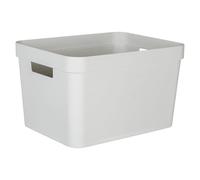 Grand Bac de rangement moderne 30 litres EDA - Blanc