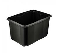 Grand Bac en plastique 45 litres - Noir
