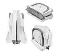 Grand Baignoire Pliable Bébé, Baignoire Pliable Bébé Avec Coussin de Bain - Baignoire Enfant- Pour Fille Ou Garçon - De La Naissance 0-6 ans,63 * 43 * 20 cm-gris