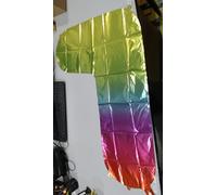 Grand ballon arc-en-ciel en forme de chiffre 7 en aluminium Mylar pour fille et garçon pour décoration de fête d'anniversaire