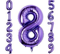 Grand ballon en forme de chiffre 7 en Mylar - 101,6 cm