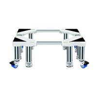 Grand Base de Réfrigérateur avec 4 Roulettes et Frein À Pied Base de Machine à Laver Hauteur 25cm Réfrigérateur Chariot Augmenter Plateau Support Frigo Socle (85-105cm)