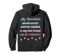 Grand Basset Griffon Vendéen Chien Papa Maman Ami Thérapeute Sweat à Capuche