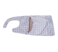 Grand Bavoir Adulte Polyester pour Manger Réutilisable, Imperméable Tpu | Protège-vêtements Résistant à L'usure, Facile à Enfiler et Retirer, Usage Quotidien pour Adultes Âgés
