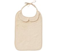 Grand bavoir bambou et gaze de coton (Biscuit)