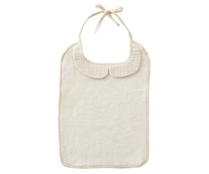 Grand bavoir bambou et gaze de coton (Mousse de lait)
