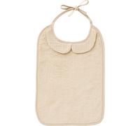 Grand bavoir Soft bambou et gaze de coton Biscuit