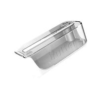 Grand beurrier avec couvercle en plastique pour plan de travail de cuisine Rangement du beurre Facile à utiliser Boîte de rangement en plastique