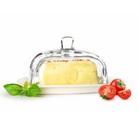 Grand Beurrier Plat en Porcelaine Beurrier Beurrière Kühlschrankbutterdose
