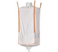 Grand Big Bag 1.75m³ | Big Bag 90x90x190cm | Sac avec Goulottes de Chargement et de Vidange | Lot de 5 sacs