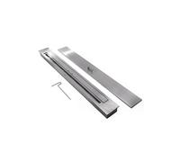 Grand bloc de combustion avec fibre céramique et régulateur de flamme F96150 Argent