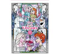 Grand bloc Disney - Vitraux - Mademoiselle Renarde - Hachette Heroes - broché - Document jeunesse