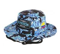 Grand Bob El Patron Bleu et Noir Strass Streetwear Colombia - Taille Unique - Bleu