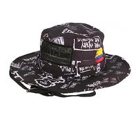 Grand Bob Plata o Plomo Noir et Blanc Strass Streetwear Colombia - Taille Unique - Noir